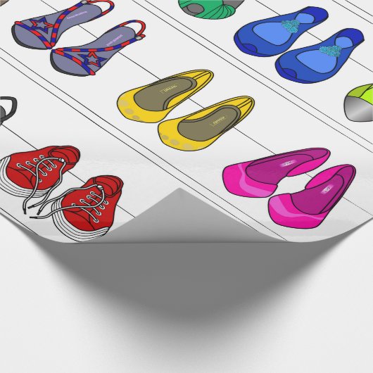 modes schoenen cadeaupapier (Hoek)