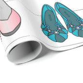 modes schoenen cadeaupapier (Rol Hoek)