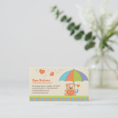 Modes Visitekaartjes van bakflesjes Baby (Staand voorkant)