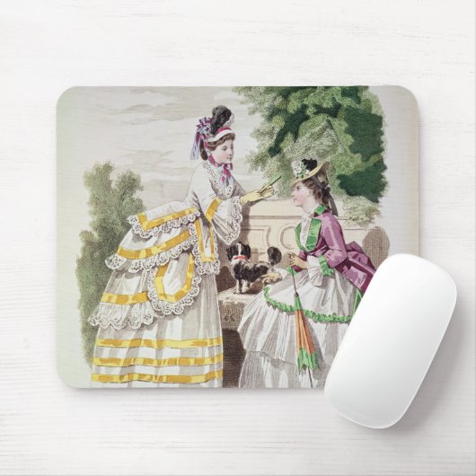 Modes vrouw muismat (Met muis)