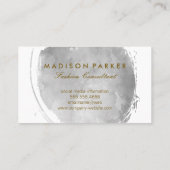 Modes / Waterverf geborsteld Visitekaartje (Achterkant)