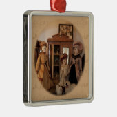 Modes Winkelen Metalen Ornament (Rechts)