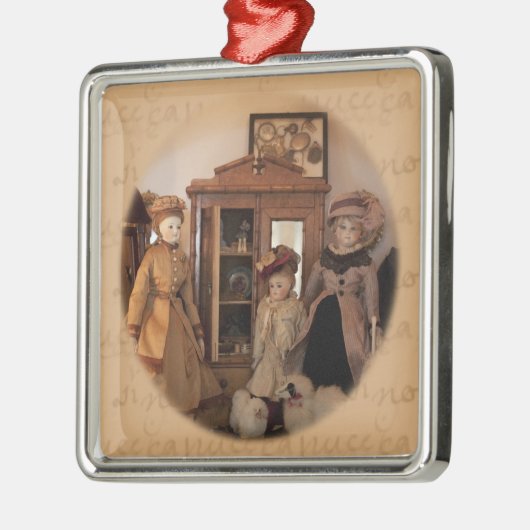 Modes Winkelen Metalen Ornament (Links)