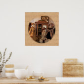 Modes Winkelen Poster (Keuken)