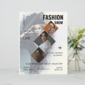 Modeshow Flyer Sjabloon (Staand voorkant)