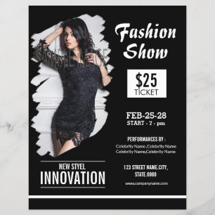 Modeshow Flyer / Uitnodiging
