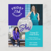 modeshow kleding evenement flyer (Voorkant)