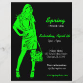 Modeshow (Lime) Flyer (Voorkant)