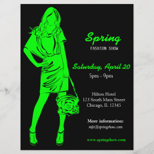 Modeshow (Lime) Flyer