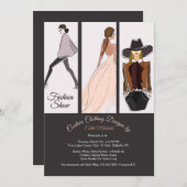 Modeshow Uitnodiging (Voorkant / Achterkant)