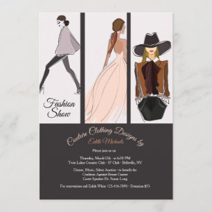 Modeshow Uitnodiging