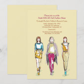 Modeshow Uitnodigingen (Voorkant / Achterkant)