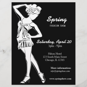 Modeshow (Wit) Flyer