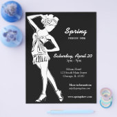 Modeshow (Wit) Flyer (Enkel)