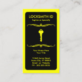 modesleutel visitekaartje (Voorkant)