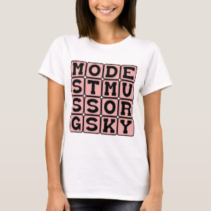 Modest Moessorgski, Russisch componist T-shirt