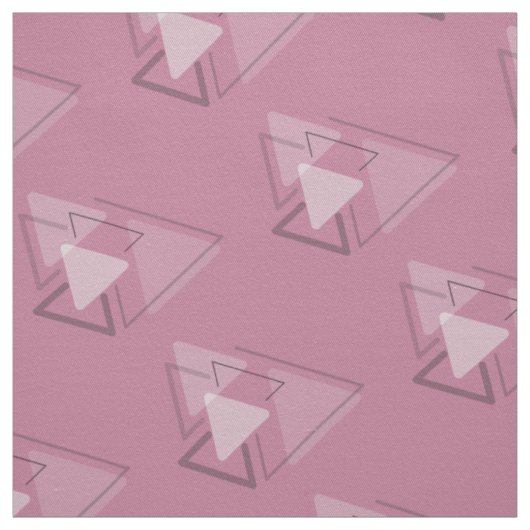Modest Monochrome geometrische driehoeken Stof (Swatch)