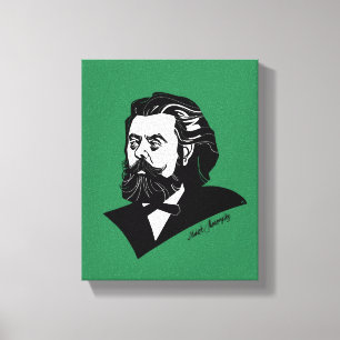 Modest Mussorgsky Canvas Afdruk