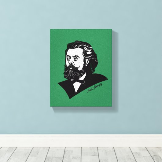 Modest Mussorgsky Canvas Afdruk (Insitu (Houten vloer))