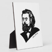 Modest Mussorgsky Fotoplaat (Zijkant)