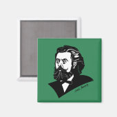 Modest Mussorgsky Magneet (Voorkant / Achterkant)