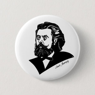 Modest Mussorgsky Ronde Button 5,7 Cm
