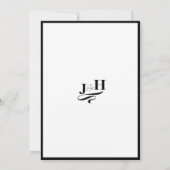 Modest White Bedankkaart (Achterkant)