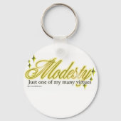Modesta is een deugd sleutelhanger (Voorkant)
