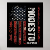 Modesto California Poster (Voorkant)