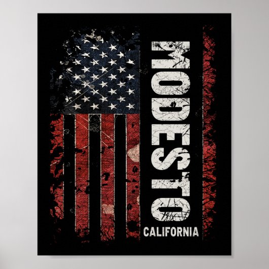 Modesto California Poster (Voorkant)
