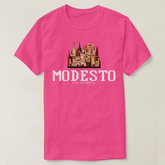 Modesto California T-shirt (Design voorkant)