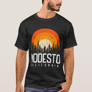 Modesto California, Vintage 70, 80, 90 jaar Retro T-shirt