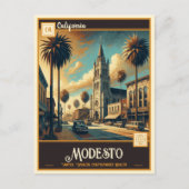 Modesto, Californië |  BRIEFKAART (Voorkant)