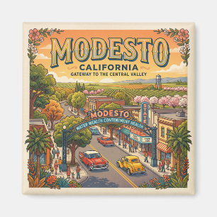 Modesto, Central Valley van Californië Magneet
