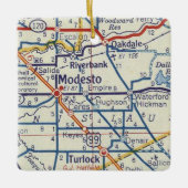 Modesto  Map Keramisch Ornament (Voorkant)