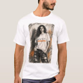 Modetekening T-shirt (Voorkant)
