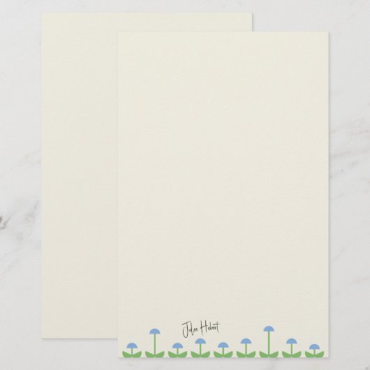 Modetuin Briefpapier (Voorkant / Achterkant)