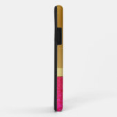 Modeuze roze en gouden stiletto Case-Mate iPhone case (Achterkant/rechts)