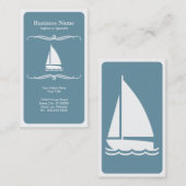 modevaart (zeilboot) visitekaartje (Voorkant / Achterkant)