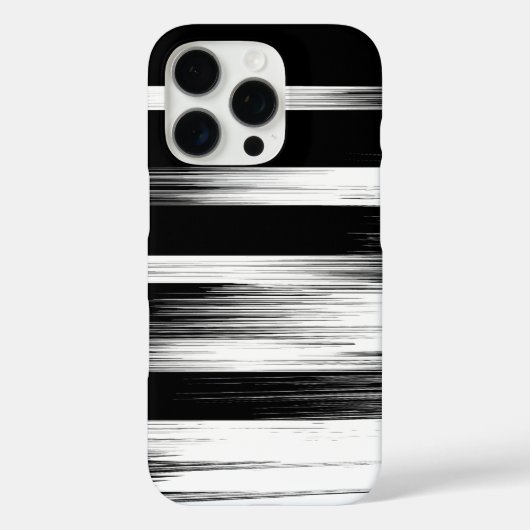 Modevol Patroonontwerp in Zwart en Wit Case-Mate iPhone Case (Achterkant)