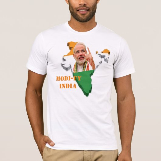 Modi-fy India, Narendra Modi PM India T-shirt (Voorkant)