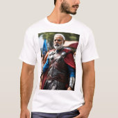 Modi Mania: exclusief Narendra Modi grafisch T-shi T-shirt (Voorkant)