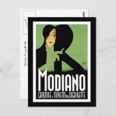 Modiano Cigarette Ad Briefkaart (Voorkant / Achterkant)