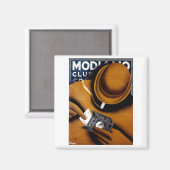 Modiano Cigarette Ad Magneet (Voorkant / Achterkant)