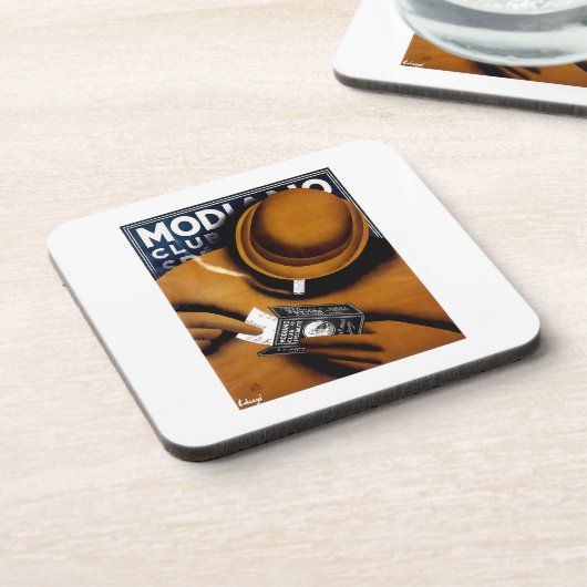 Modiano Cigarette Ad Onderzetter (Linkerzijde)