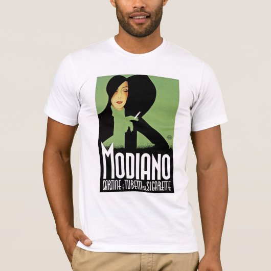 Modiano Cigarette Ad T-shirt (Voorkant)
