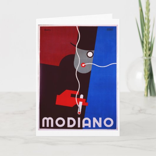 Modiano -  Poster voor sigarettensigaretten Kaart (Voorkant)