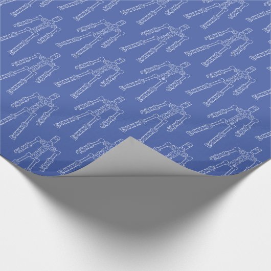 ModiBot Mo Afbeelding Overvulpapier Cadeaupapier (Hoek)