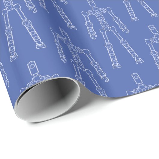 ModiBot Mo Afbeelding Overvulpapier Cadeaupapier (Rol Hoek)