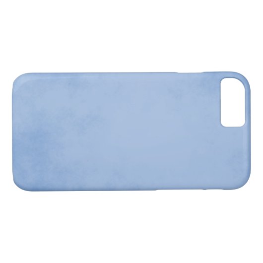 Modieus blauw perkament Case-Mate iPhone case (Achterkant (Horizontaal))
